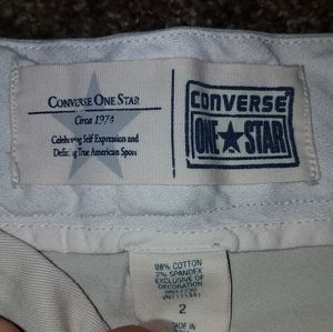 Converse One Star Khaki Jeans Size 2